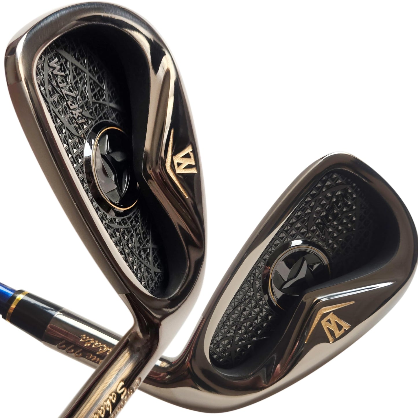 Japan WaZaki Cyclone IIIs Single Iron or Set USGA R A Rules Golf Club,Smoked Finish,Cyclone III Model,Regular Flex,65g Graphite Shaft,RH,4-SW,Pack of 8