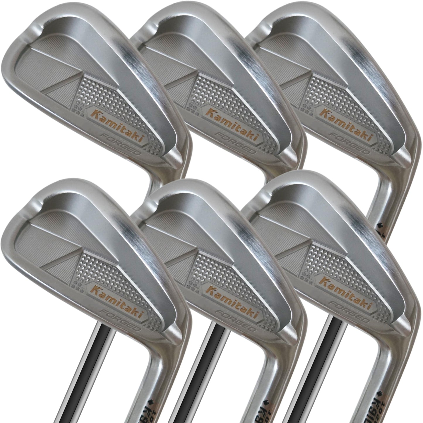 Japan Kamitaki Forged Iron Mens Golf Club Set,K910 Model (Chrome, Krisa Pro Steel, Stiff)