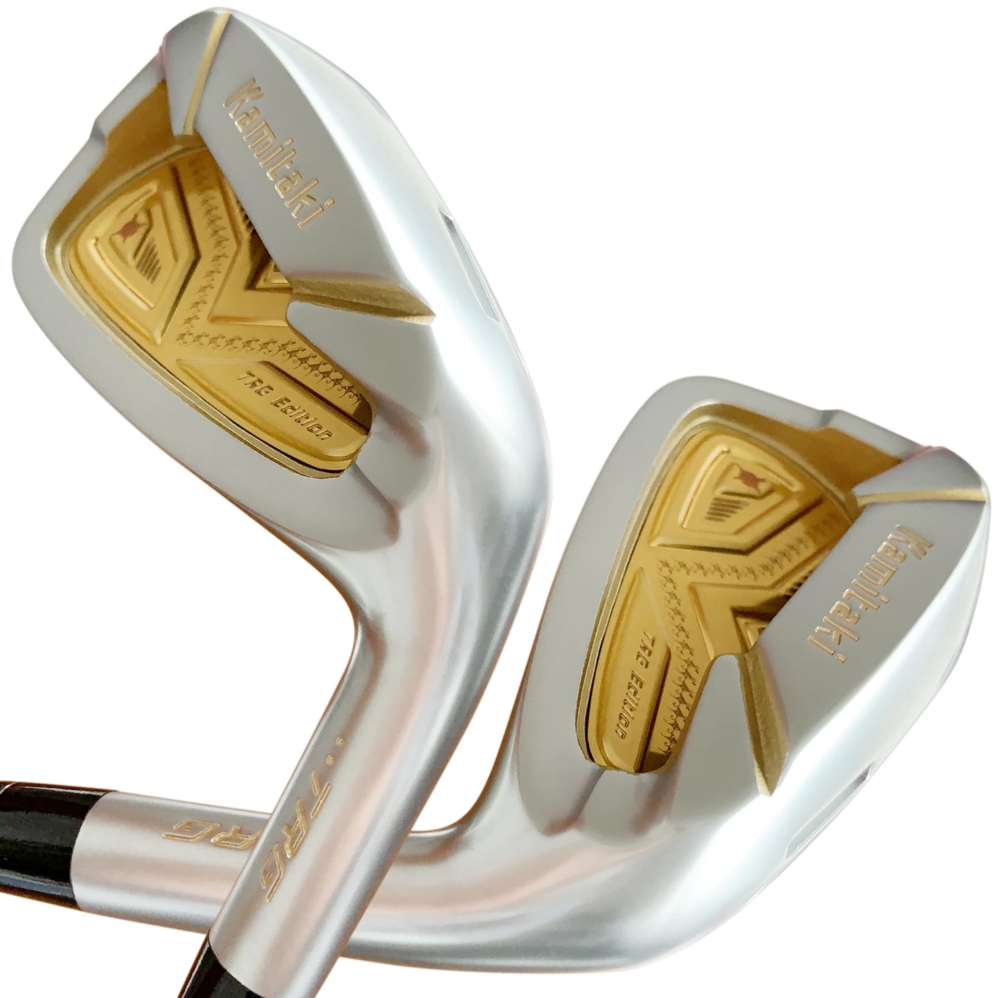 Japan Kamitaki Iron Mens Golf Club Set,Pearl Finish,TRS Model,4-P,Sw,Regular Flex,Graphite Shaft,Grip Mid,Plus Length,Pack of 8